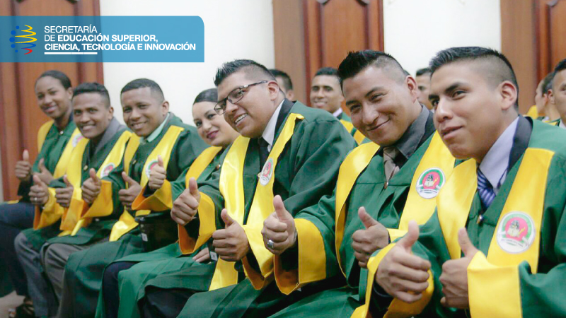126 técnicos en Seguridad Penitenciaria se graduaron hoy en Machala.