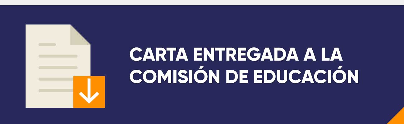 CARTA ENTREGA DE PROPUESTAS CONSENSUADAS DE REFORMA A LA LOES COMISION DE EDUCACION ASAMBLEA